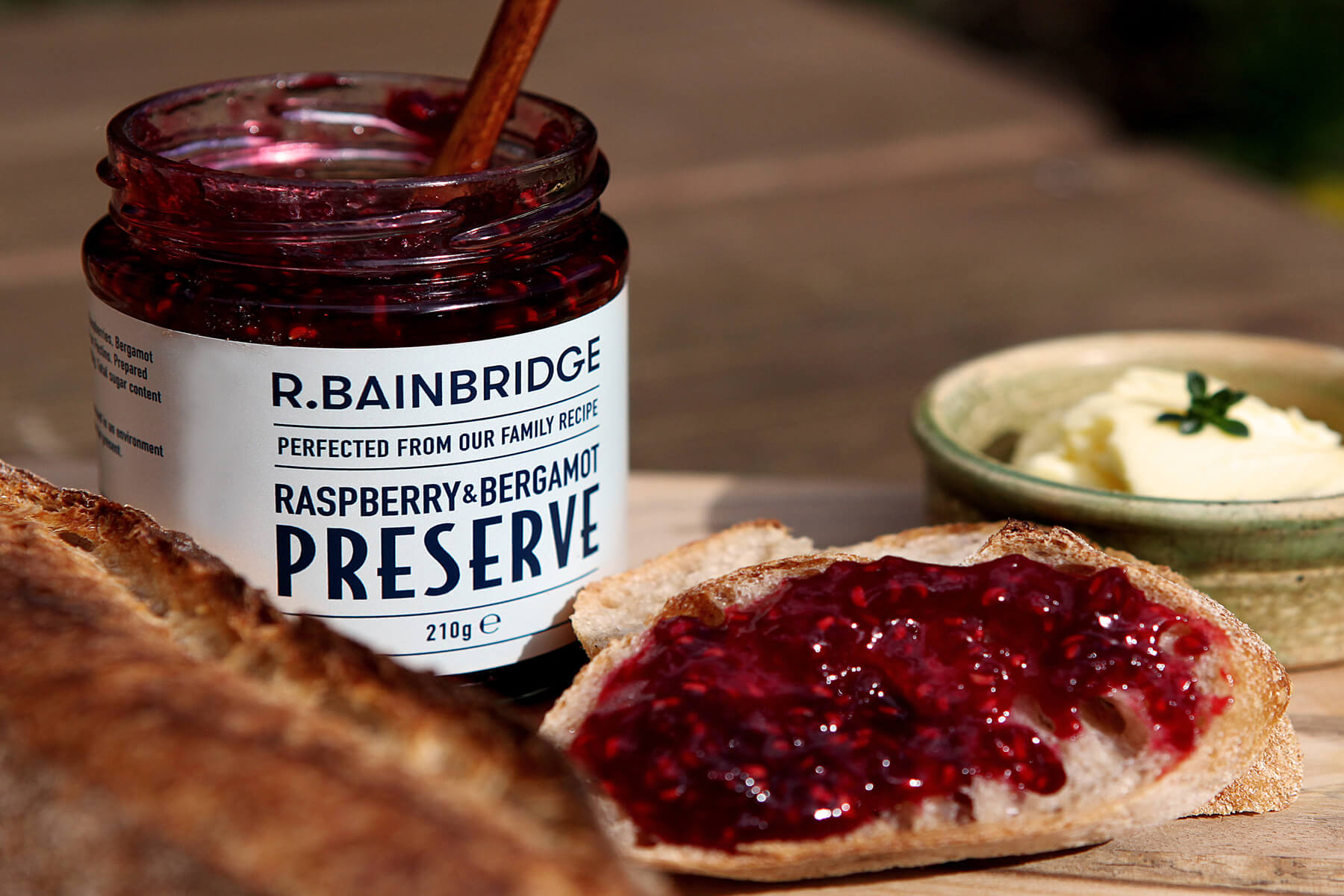 RASPBERRY & BERGAMOT<br>Our Family Recipe Preserve - Image 3